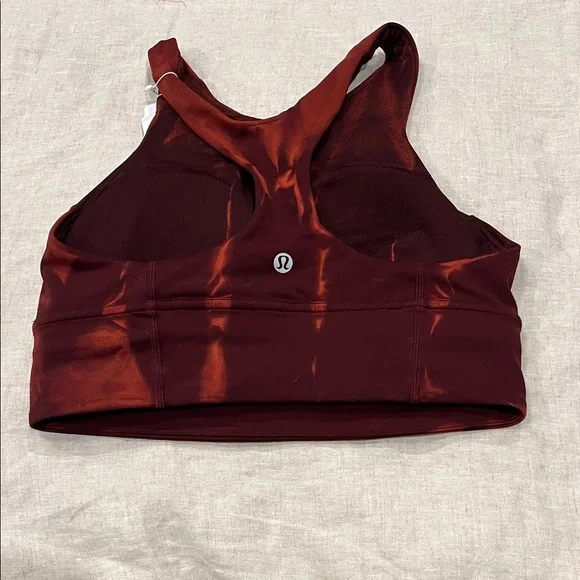 Lululemon NWT Red Tie-Dye Sports Bra - Picture 3 of 3